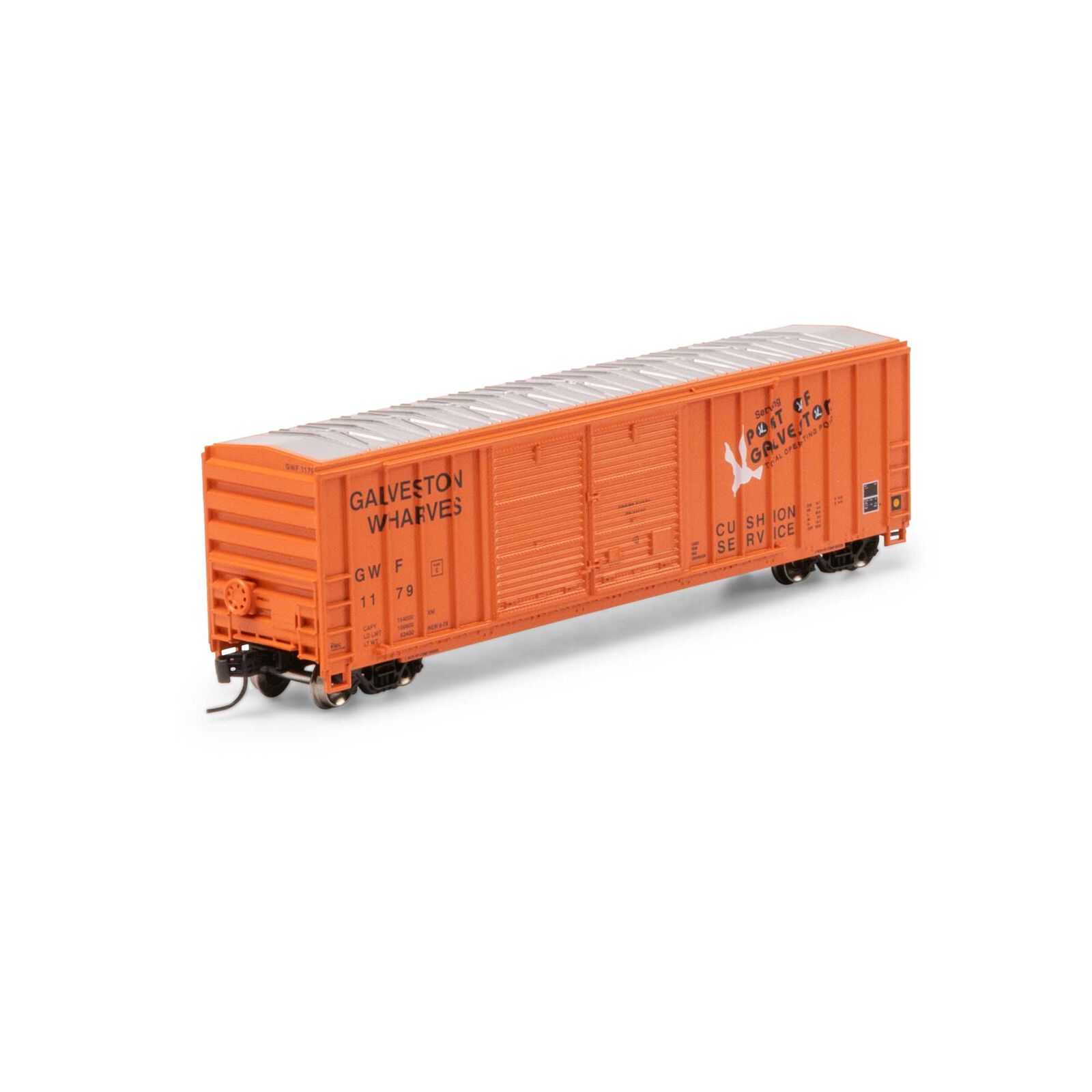 N 50' FMC DD Offset Box Car, GWF #1179