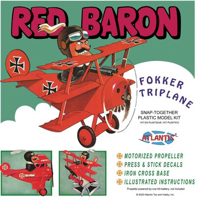 Red Baron Fokker Tri-Plane Snap Kit Red Baron Fokker Tri-Plane Snap Kit