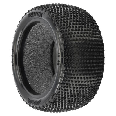 1/10 Rivet Soft Carpet Rear 2.2" Off-Road Buggy Tires (2) 1/10 Rivet Soft Carpet Rear 2.2" Off-Road Buggy Tires (2)