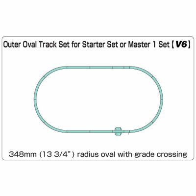 N V6 Outer Oval Track Set N V6 Outer Oval Track Set