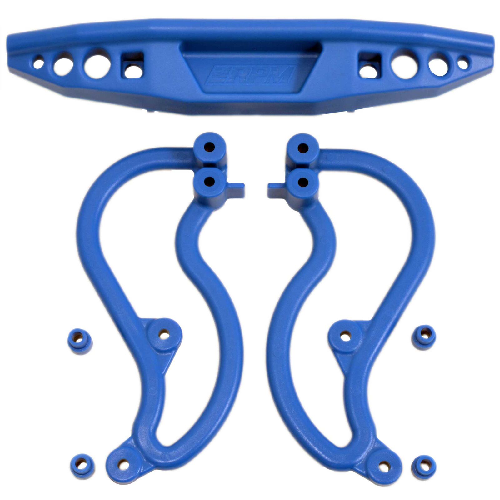 Rear Bumper, Blue: Stampede 2WD