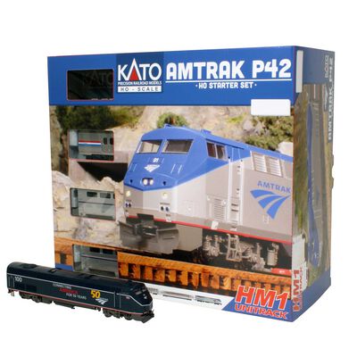HO P42 Starter Set, Amtrak Midnight Blue #100 HO P42 Starter Set, Amtrak Midnight Blue #100