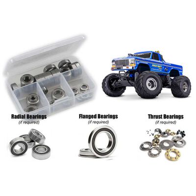 Rubber Shielded Bearing Kit, 1/10 Traxxas Bigfoot #1 Rubber Shielded Bearing Kit, 1/10 Traxxas Bigfoot #1