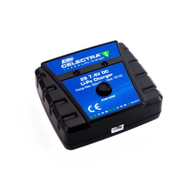 Celectra 2S 7.4V DC Li-Po Charger (power supply required) Celectra 2S 7.4V DC Li-Po Charger (power supply required)