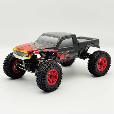 1/18 ARTR 4x4 Brushless Rock Crawler RTR, Black Flame 1/18 ARTR 4x4 Brushless Rock Crawler RTR, Black Flame