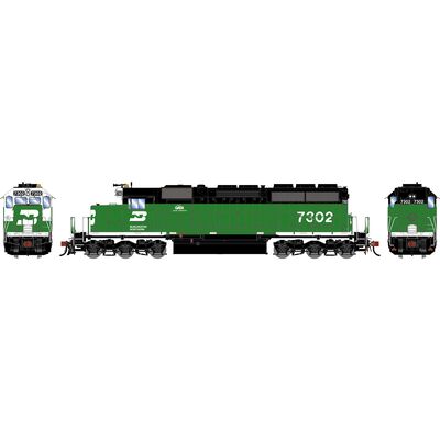 HO ATH SD40G Locomotive w/DCC & Sound, BN #7302 HO ATH SD40G Locomotive w/DCC & Sound, BN #7302