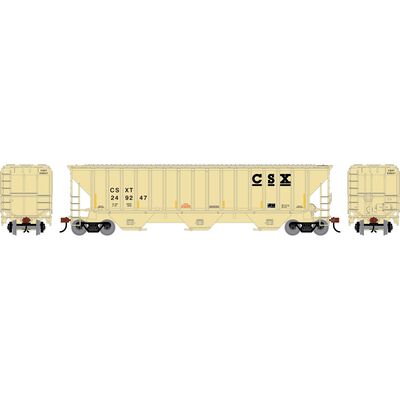 HO ATH PS 4740 Covered Hopper, CSX #249247 HO ATH PS 4740 Covered Hopper, CSX #249247