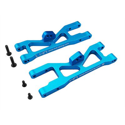 Aluminum Front Suspension Arm Set, Blue: ECX 2WD Aluminum Front Suspension Arm Set, Blue: ECX 2WD