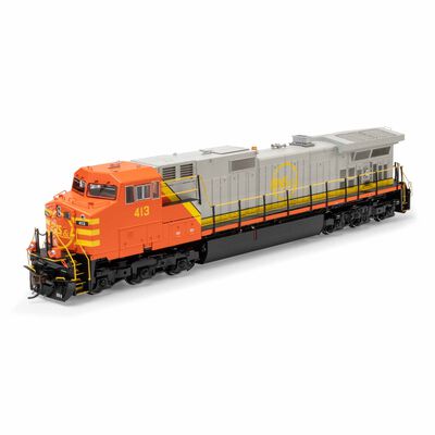 HO GE Dash 9-44CW Locomotive, QNSL #413 HO GE Dash 9-44CW Locomotive, QNSL #413