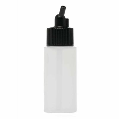 1oz Big Mouth Airbrush Bottle with 20mm Adapter Cap 1oz Big Mouth Airbrush Bottle with 20mm Adapter Cap