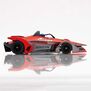 HO Formula N #4 Mega G+ Slot Car, Red & Gray