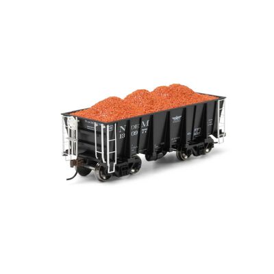 HO 26' PC&F Ore Car Tight-Bottom Low Side with Load, NDM #130977 HO 26' PC&F Ore Car Tight-Bottom Low Side with Load, NDM #130977