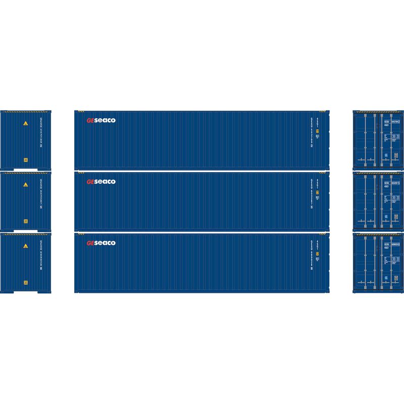 N ATH 40' Corrugated High-Cube Containers, GESU #543709-2/653287-5/689028-8 (3)
