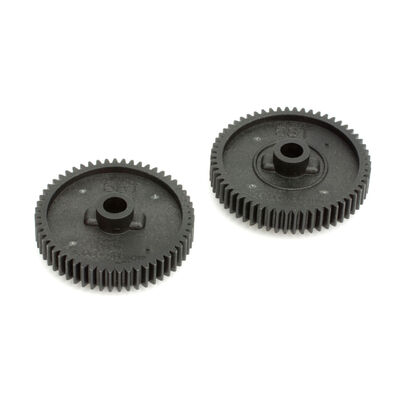 Spur Gear Set, 55T/58T: TT-01 Spur Gear Set, 55T/58T: TT-01