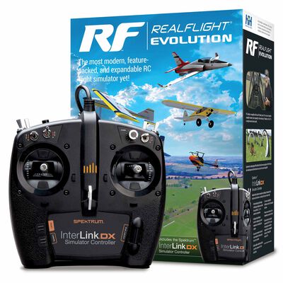 RealFlight Evolution RC Flight Simulator with InterLink DX Controller RealFlight Evolution RC Flight Simulator with InterLink DX Controller