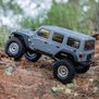 1/24 SCX24 2019 Jeep Wrangler JLU CRC 4X4 RTR Brushed Rock Crawler (Battery & Charger Included), Gray