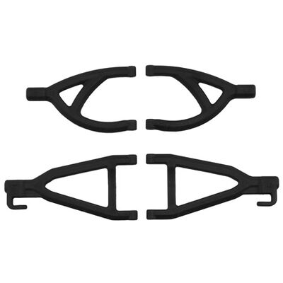 Rear Up/Low A-arms, Black:1/16 ERV Rear Up/Low A-arms, Black:1/16 ERV