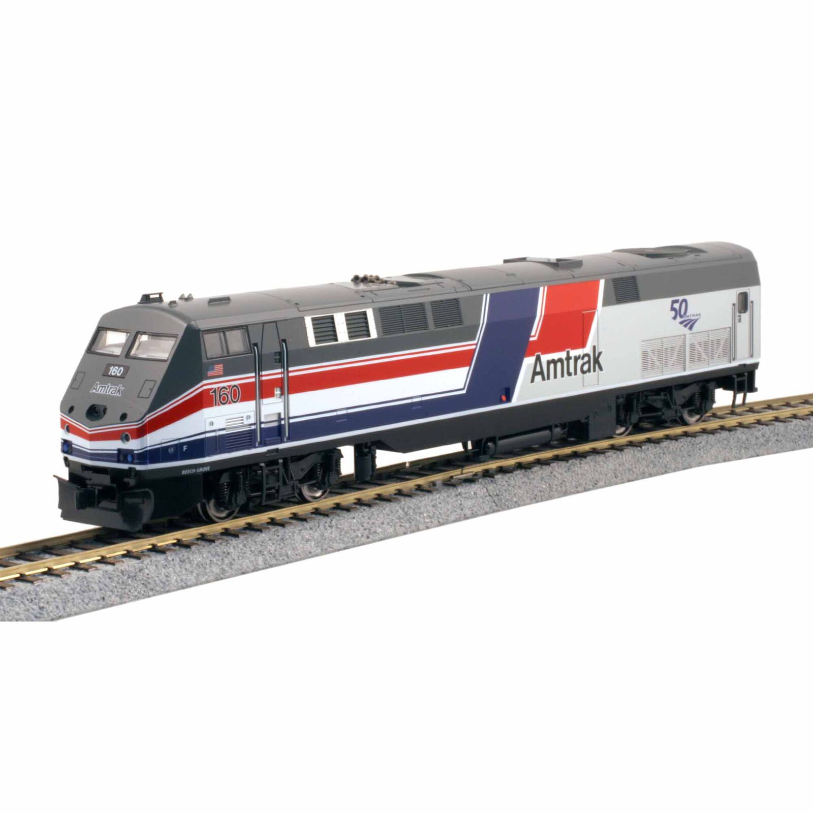 HO P42 Amtrak Phase III #160 LS