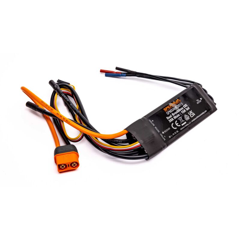Avian Dual ESC 30A Main, 15A Tail 3S-4S: Eclipse 360