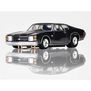 HO 1972 Chevy Chevelle S S454 Mega G+ Slot Car, Silver & Black
