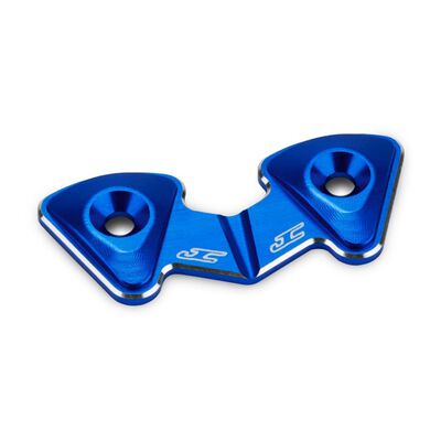 RC10B7 Aluminum 1-Piece Rear Wing Button, Blue RC10B7 Aluminum 1-Piece Rear Wing Button, Blue