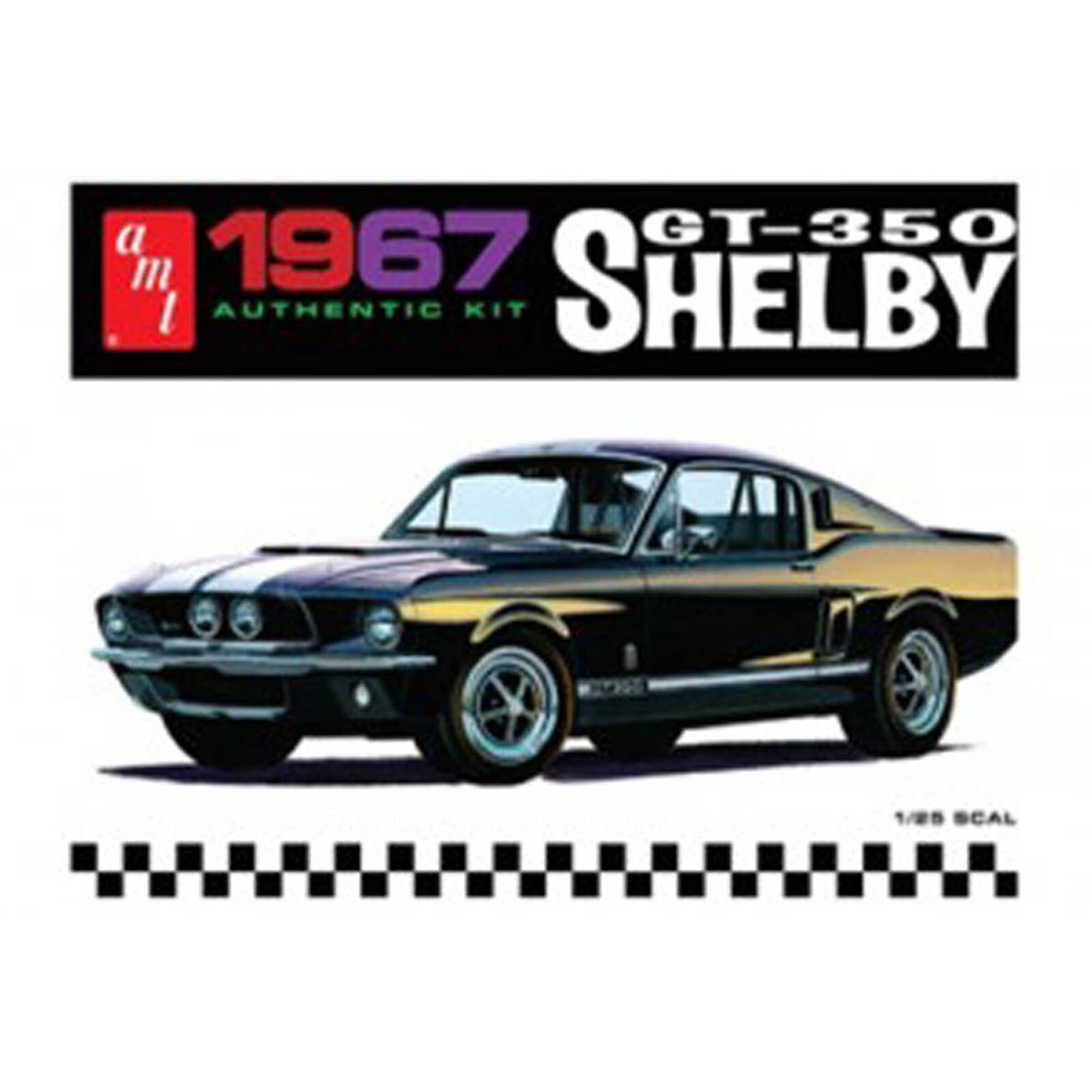 1/25 '67 Shelby GT350, Black Model Kit