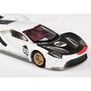 HO 2021 Ford GT Heritage #98 Mega G+ Slot Car, White