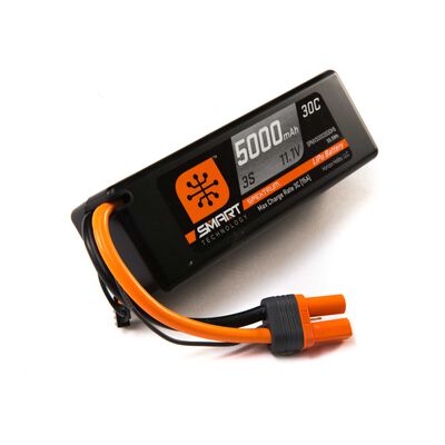 11.1V 5000mAh 3S 30C Smart Hardcase LiPo Battery: IC5 11.1V 5000mAh 3S 30C Smart Hardcase LiPo Battery: IC5