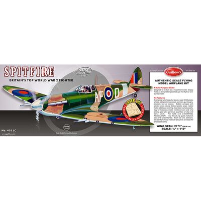 1/16 Supermarine Spitfire Laser Cut Kit, 27-5/8" 1/16 Supermarine Spitfire Laser Cut Kit, 27-5/8"