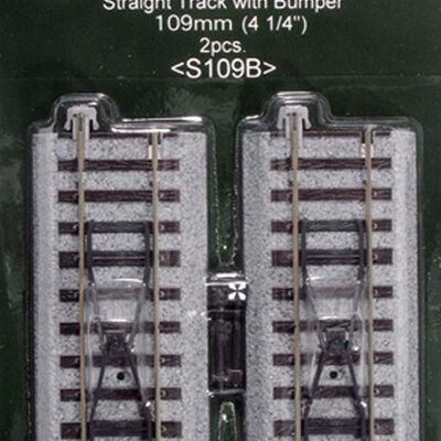 HO 109mm 4-1/4" Straight Bumper (2) HO 109mm 4-1/4" Straight Bumper (2)