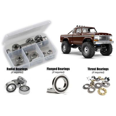 Rubber Shielded Bearing Kit, 1/18 Traxxas TX4m F150 Ranger XLT Rubber Shielded Bearing Kit, 1/18 Traxxas TX4m F150 Ranger XLT