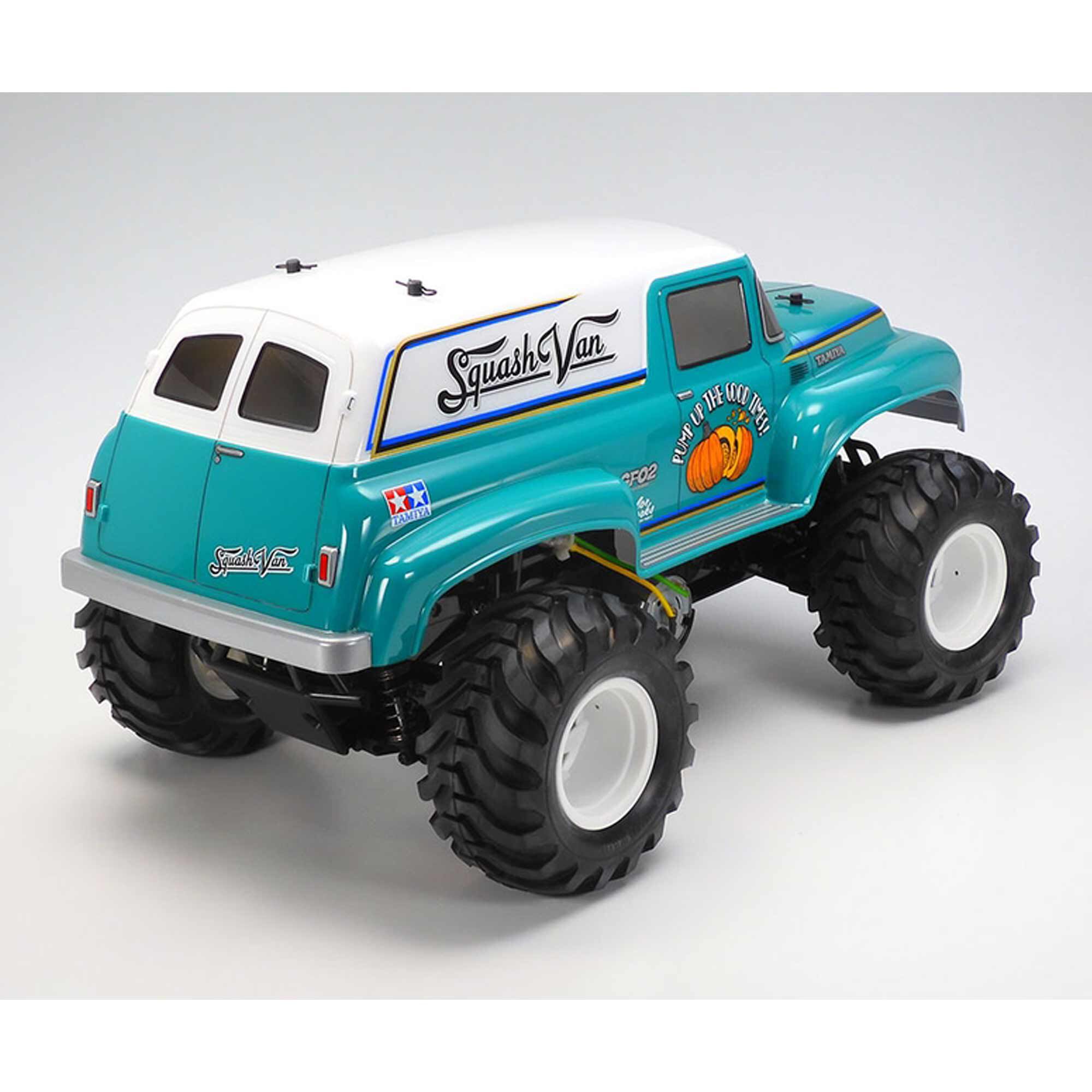 Tamiya 1/10 R/C Squash Van (Green & White Painted Body) (GF-02