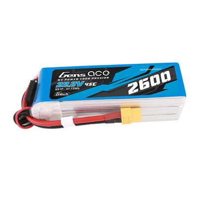 22.2V 2600mAh 6S 45C G-Tech Lipo Battery: XT60 22.2V 2600mAh 6S 45C G-Tech Lipo Battery: XT60