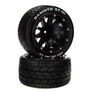 Bandito ST Belted 2.8" Mounted Front/Rear Tires, 14mm Black (2)