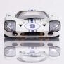 HO 1967 Ford GT40 Mk.IV #9 Mega G+ Slot Car, White