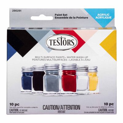 6 Piece Acrylic Paint Set, Primary 6 Piece Acrylic Paint Set, Primary
