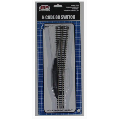 N Code 80 #8 Right-Hand Turnout N Code 80 #8 Right-Hand Turnout