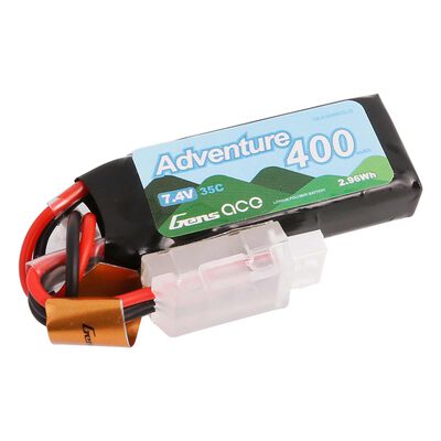 7.4V 400mAh 2S 35C LiPo Battery: JST-PHR (SCX24) 7.4V 400mAh 2S 35C LiPo Battery: JST-PHR (SCX24)