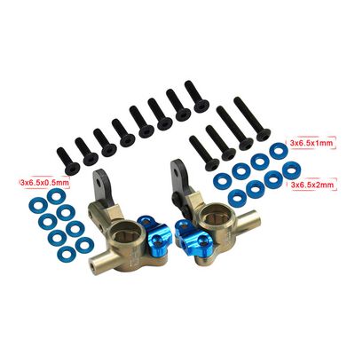 3mm Aluminum Adjustable KPI Steering Block Set, 1/10 Team Associated RC10B7/ RC10B7D 3mm Aluminum Adjustable KPI Steering Block Set, 1/10 Team Associated RC10B7/ RC10B7D