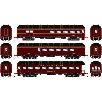 HO RTR Arch Roof Set, PRR (3) HO RTR Arch Roof Set, PRR (3)