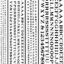 Railroad Roman Letters, Black