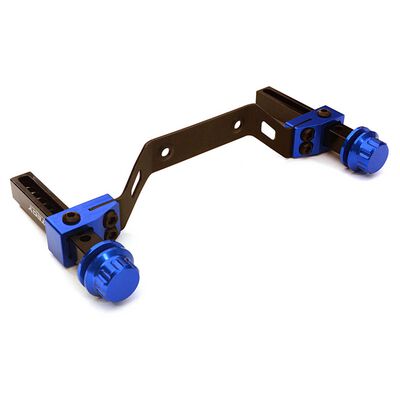 Extended Front Body Mount & Post Set, Blue: Traxxas Slash 4x4 Extended Front Body Mount & Post Set, Blue: Traxxas Slash 4x4