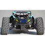 Front A-Arms, Black: Losi 1/10 Rock Rey