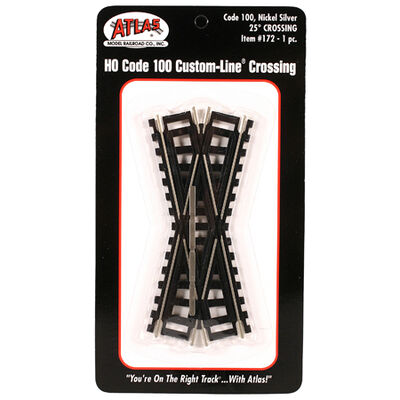 HO Code 100 25 Degree Custom Crossing HO Code 100 25 Degree Custom Crossing
