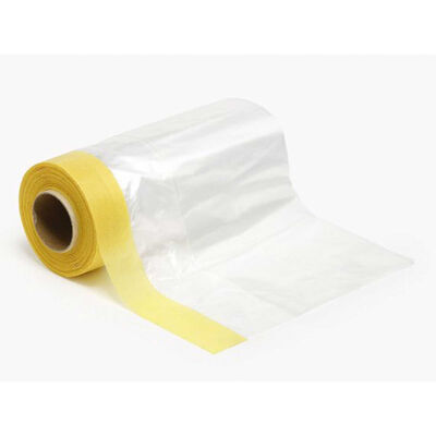 Masking Tape with Plastic Sheeting, 150mm Masking Tape with Plastic Sheeting, 150mm