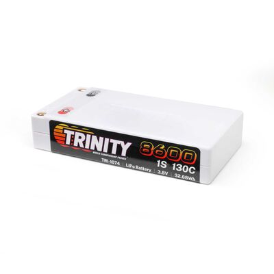 3.8V 8600mAh 1S 130C Shorty LiPo Battery: 5mm Bullets 3.8V 8600mAh 1S 130C Shorty LiPo Battery: 5mm Bullets