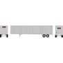 HO ATH 48' Wedge Trailer, Yellow Freight #292114