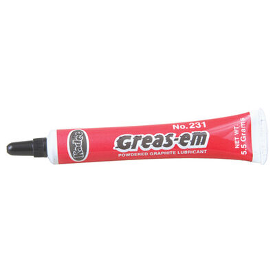 "Greas-em" Dry Graphite Lubricant, 5.5 Grams "Greas-em" Dry Graphite Lubricant, 5.5 Grams