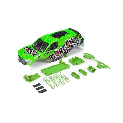 GORGON Painted Decaled Trimmed Body Set, Green GORGON Painted Decaled Trimmed Body Set, Green