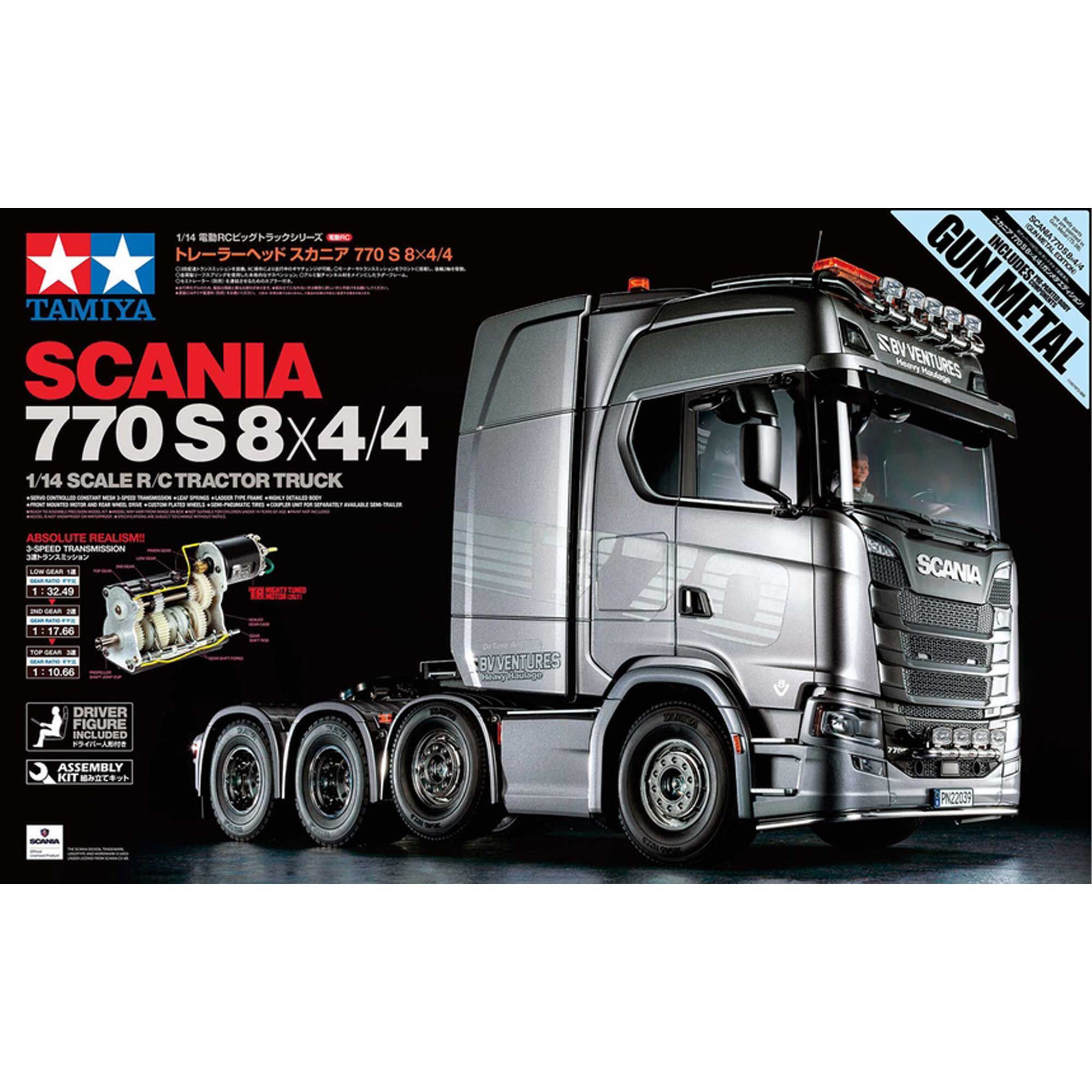 Tamiya 1/14 Scania 770 S 8x4/4 Tractor Truck Kit (LIMITED EDITION